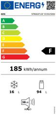 AEG vstavaná chladnička SFB682F1AF - použité