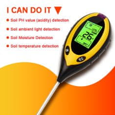 Cool Mango v testeri pôdy - pH meter pôdy, merač vlhkosti, merač svetla