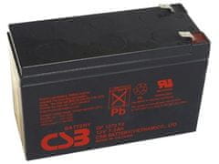 CSB 12V 7,2Ah olovený akumulátor (12V/7,2Ah - Faston 250)