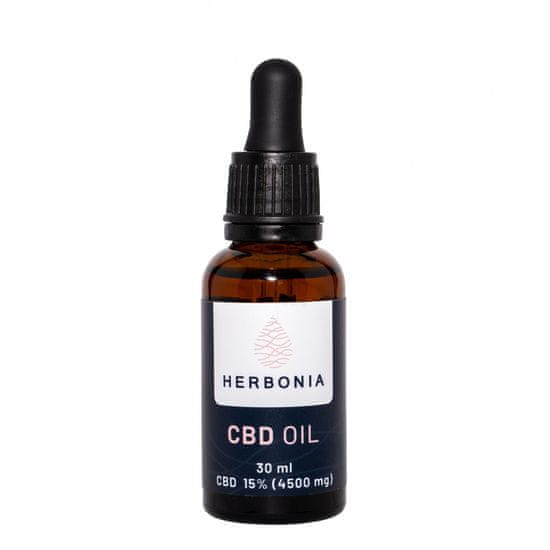 Herbonia CBD Konopný olej, 30 ml, Koncentrace: 15%