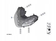 Bmw OE FULL LED Predné Svetlo Kompletné BMW CE04 63121539991