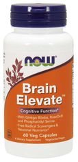 NOW Foods Brain Elevate (posilnenie mozgu), 60 rastlinných kapsúl