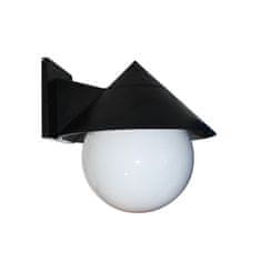 ACA ACA Lighting vonkajšie nástenné svietidlo BALL čierna opál D20 E27 AC.1801L