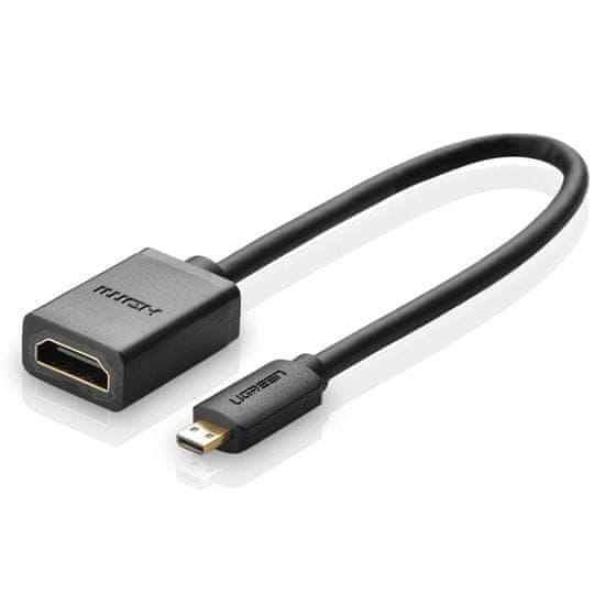 shumee Adaptérový kábel HDMI na micro HDMI, 20 cm, čierny