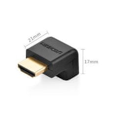 Ugreen adaptér pravý uhlový konektor HDMI - Čierna KP26493