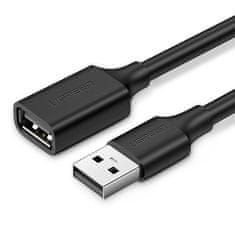 shumee Adaptér predlžovacieho kábla pre kábel USB 2.0, 50 cm, čierny