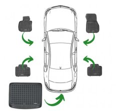 REZAW-PLAST BMW X3 G01 Hybrid 2017- Vanička REZAW 232157 + koberce 200727, 232157_200727,