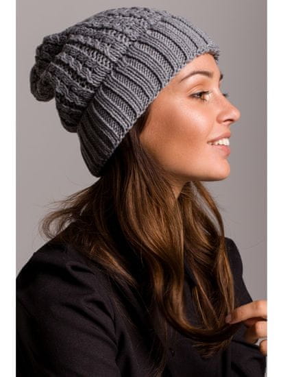 BeWear Dámska beanie Pinu BK057 šedá