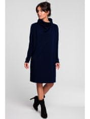 BeWear Dámske midi šaty Hendrych B132 navy S