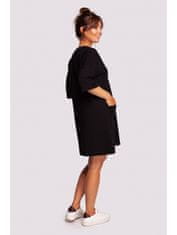 BeWear Dámske mini šaty Rabyang B233 čierna L/XL