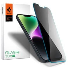 Spigen TVRDENÉ SKLO SPIGEN GLAS.TR SLIM IPHONE 13 / 13 PRO / 14 OCHRANA OSOBNÝCH ÚDAJOV