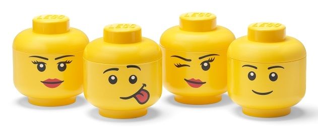 LEGO Úložná hlava (mini) Multi-pack 4 ks