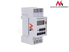 Maclean MCE09 Digitálny časovač na DIN lištu max 3600 W, biely 28354