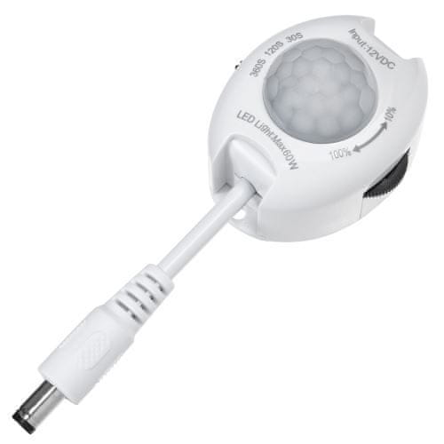 MCE242 Infračervený LED senzor 12v max 60W, biely 58544