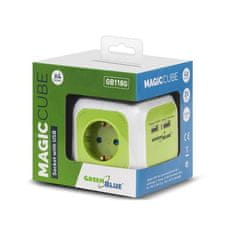 GreenBlue Sieťová zásuvka nemecká verzia MagicCube GB118G