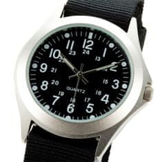 ROTHCO Hodinky MILITARY QUARTZ ČIERNE