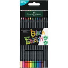 Faber-Castell Pastelky Black Edition set 12 farebné