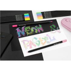 Faber-Castell Pastelky Black Edition set 12 pastelové + neónové