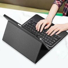 Dux Ducis Wireless Keyboard puzdro s klávesnicou na iPad 10.9'' 2022 10 Gen, čierne