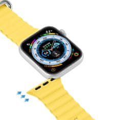 Dux Ducis Strap remienok na Apple Watch 42/44/45mm, yellow