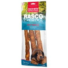 RASCO PREMIUM Pochoutka bůvolí tyčinky obalené kachním masem 27 cm - 3 ks 250 g