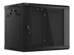 Lanberg RACK CABINET 19” WALL-MOUNT 9U/600X450 (FLAT PACK) V2 BLACK