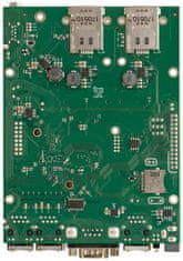 Mikrotik RouterBOARD RBM33G 256MB RAM, 2x 880 MHz, 2x miniPCI-e, 1x M.2 slot, 2x SIM slot, 3x LAN, L4