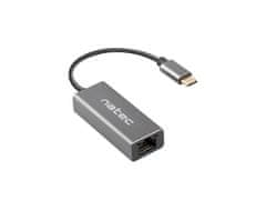 Natec CRICKET externý Ethernet sieťová karta USB-C 3.1 1X RJ45 1GB kábel