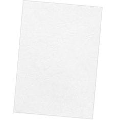 Fellowes Kartónové obálky na krúžkovú väzbu Delta koža A4 biele