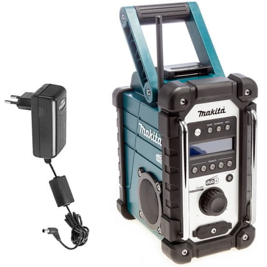 Makita Stavebné rádio AUX 230/7,2-18V DMR110N