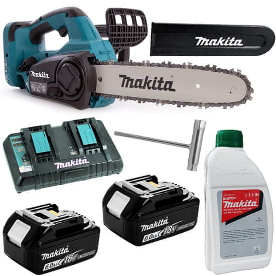 Makita Reťazová píla 36V 30cm 2x6Ah DUC302Z