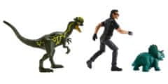 Mattel Jurassic World Ian Malcolm s dinosaurami a doplnkami HLN18