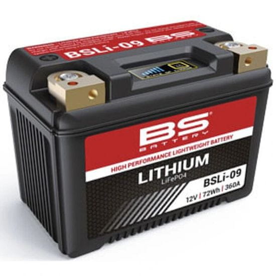 BS-BATTERY Lítiová motocyklová batéria BSLI-09