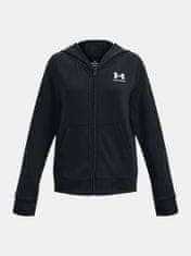 Under Armour Mikina UA Rival Terry FZ Hoodie-BLK YXS