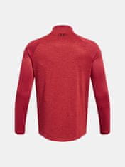 Under Armour Tričko UA Tech 2.0 Novelty 1/4 Zip-RED MD