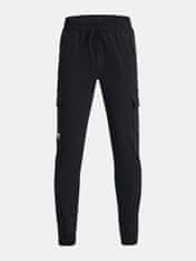 Under Armour Nohavice UA Pennant Woven Cargo Pant-BLK YXL