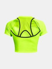 Under Armour Tričko UA Run Anywhere Crop SS-GRN XL