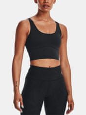 Under Armour Tielko Meridian Fitted Crop Tank-BLK M