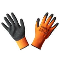 NEO Pracovné rukavice, polyester potiahnutý nitrilom (pieskové), 4131X, veľkosť 10
