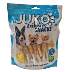 Juko Snacks Chicken, mrkva Wrap cowhide sticks 250 g