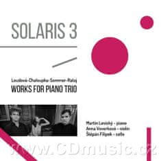 Loudová, Chalúpka, Sommer, Rataj - Solaris 3 - Works for Piano Trios - CD