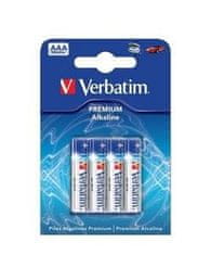 VERBATIM batérie alkalické AAA, 4 ks 49920