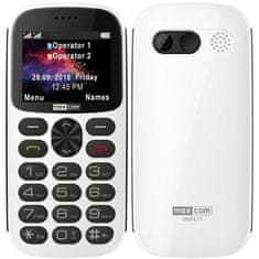 MaxCom Mobilný telefón MM471 - bílý