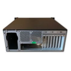 DATACOM 19" Case IPC 4U/485mm Čierny bez PSU