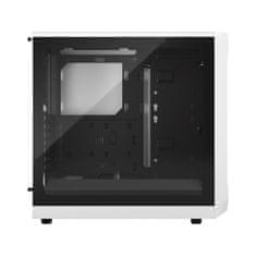 Fractal Design Focus 2 White TG Clear Tint/Midi Tower/Transpar./Čierna a biela