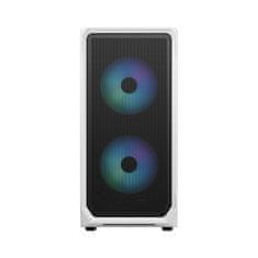 Fractal Design Focus 2 RGB White TG Clear Tint/Midi Tower/Transpar./Čierna a biela