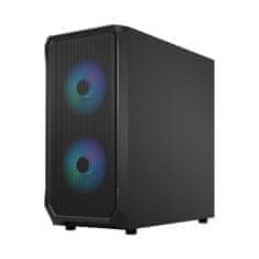 Fractal Design Focus 2 RGB Black TG Clear Tint/Midi Tower/Transpar./Čierna