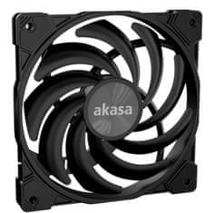 Akasa prídavný ventilátor 12 cm Alucia XS12 čierny