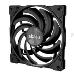 Akasa prídavný ventilátor 12 cm Alucia XS12 čierny