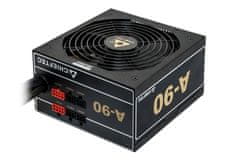 Chieftec zdroj A-90 Series GDP-650C/ 650W/ 14cm fan/ akt.PFC/ modulárne káble/ 90PLUS Gold